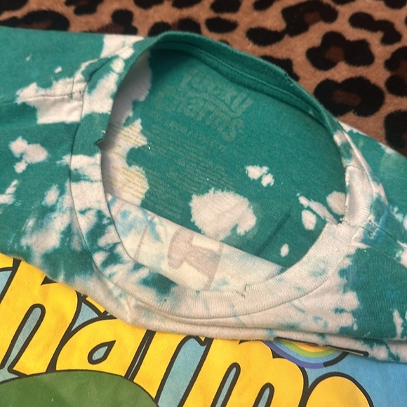 Lucky Charms Boys/Girls Tee I bleach dyed and distressed it size XXL (18) - Picture 4 of 7